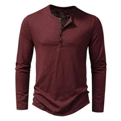 Men's long-sleeved shirt with a casual and modern style