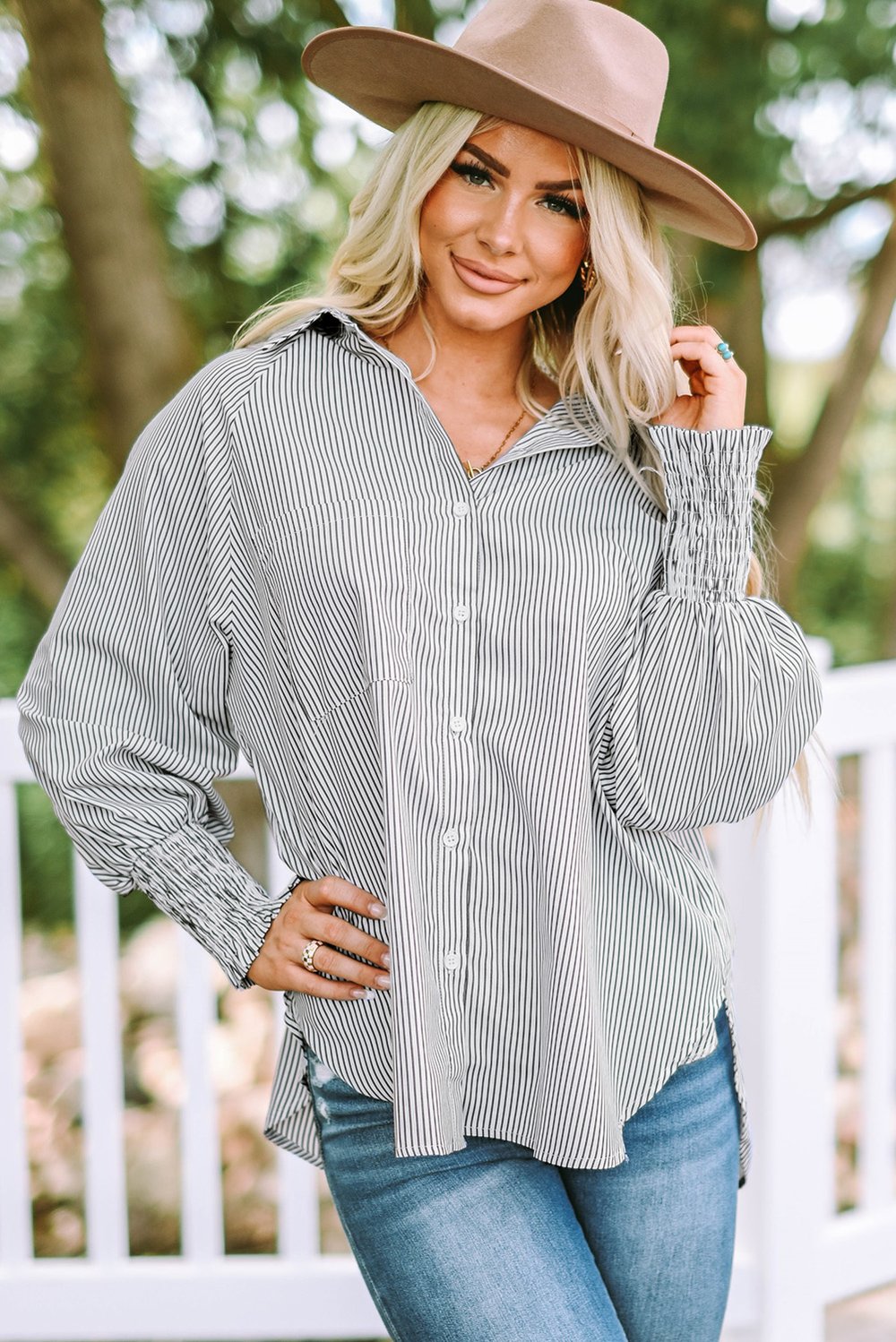 Eliza - Captivating stylish long-sleeved shirt