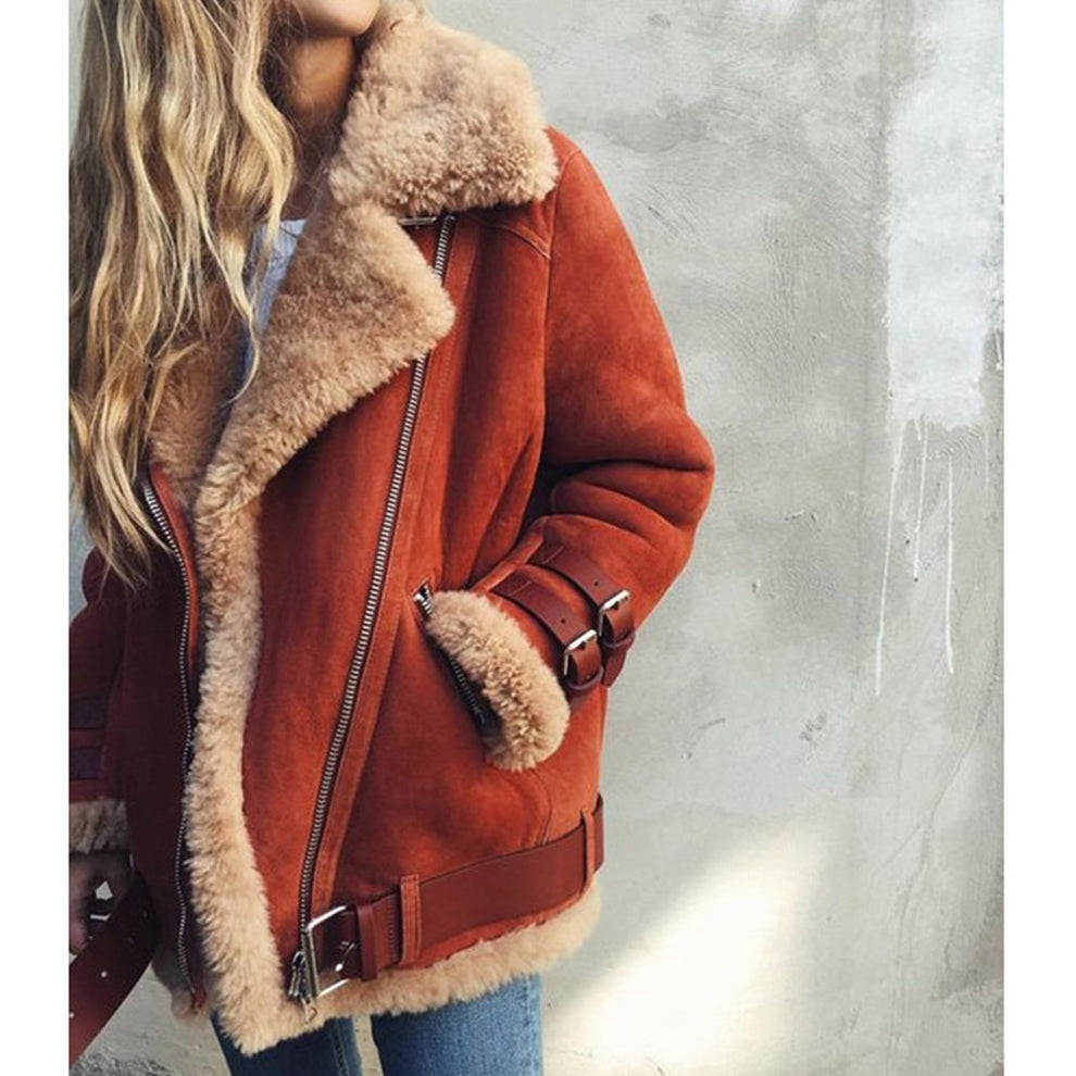 Modern and comfortable women's winter coat