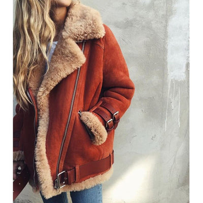 Modern and comfortable women's winter coat