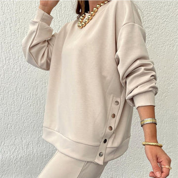 Two-Piece Suit Set - Modern Style - Button-Down Jacket and Pants