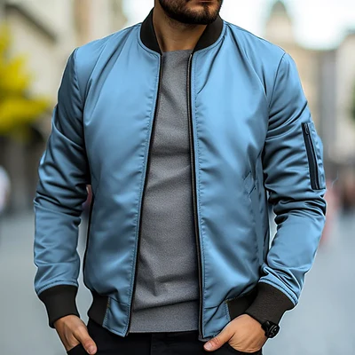 Stylish men's bomber jacket for a modern look