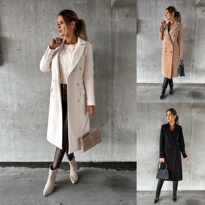 Women's Elegant Casual Coat – Perfect for Fall and Winter