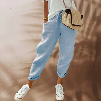 Hattie - Fashionable linen trousers