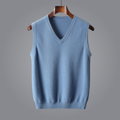 Women's V-neck Sleeveless Vest Modern Casual Style