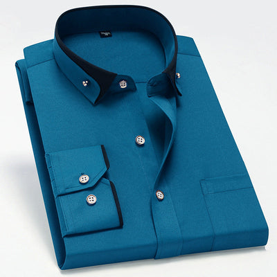 Formal and Elegant Long-Sleeved Shirt for Men