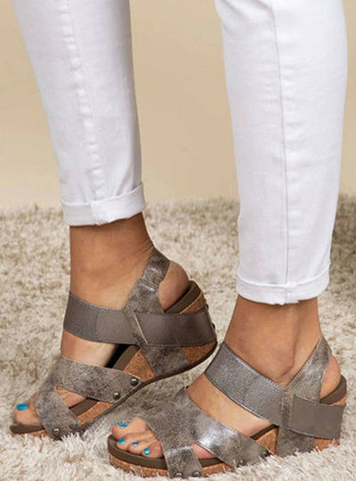 Vitoria - Open-toe wedge sandals