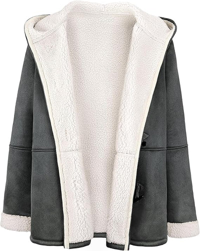 Elegant Women's Winter Coat with Hood