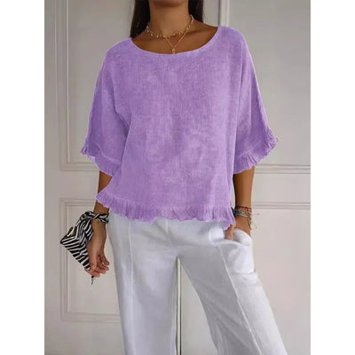 Gina - Casual round neck t-shirt