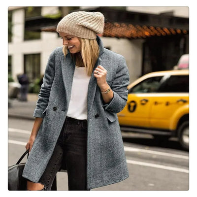 Eliane - Street jacket with patchwork elements