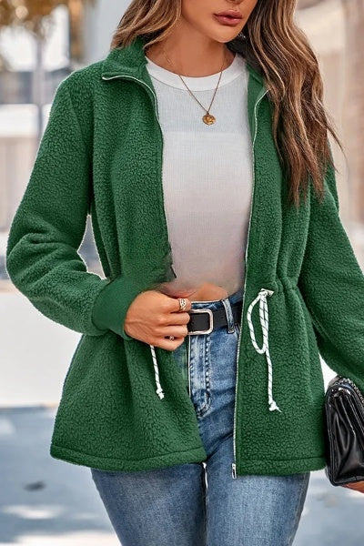 Jacket with long sleeves and cuffs for a stylish look