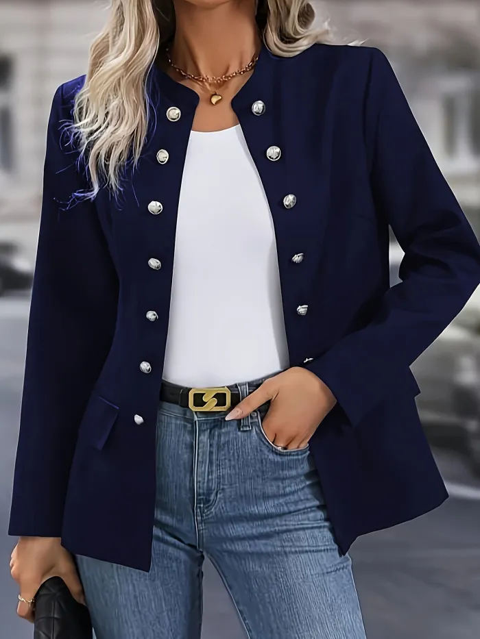 Elegant button-down jacket: ideal for the office