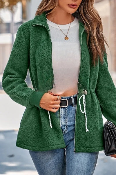 Jacket with long sleeves and cuffs for a stylish look