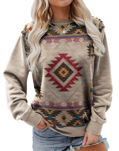 Spectacular and modern sweater with a bright print