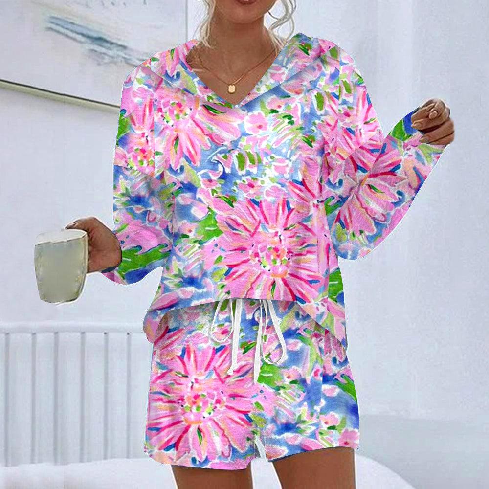 Marina - Exclusive two-piece hooded striped set