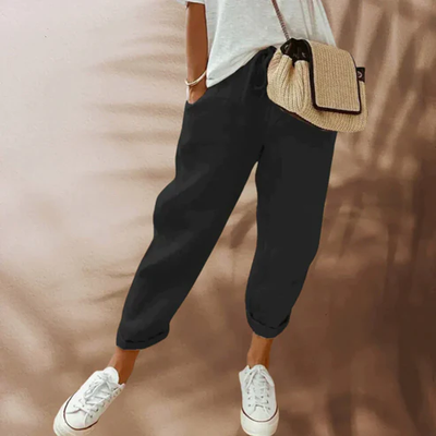 Hattie - Fashionable linen trousers