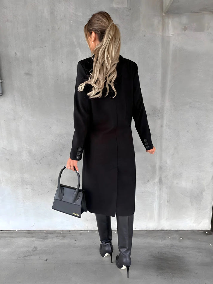 Women's Elegant Casual Coat – Perfect for Fall and Winter