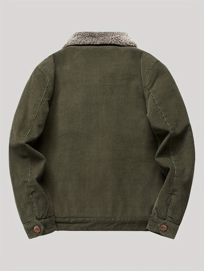 Men's Full-Zip Jacket, Lightweight and Warm for Outdoor Activities in Winter
