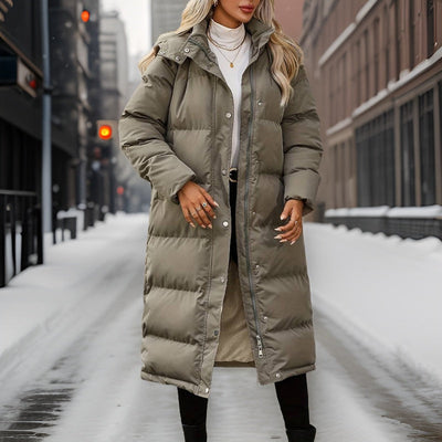 Long winter coat for women with elegant and modern design