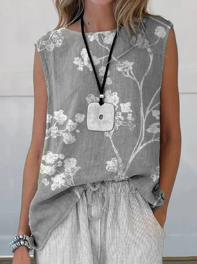 Charlotte - Floral Print Tank Top