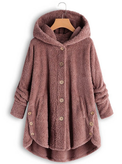 Monochromatic Corduroy Sweatshirt Jacket with a Loose Fit for Maximum Comfort