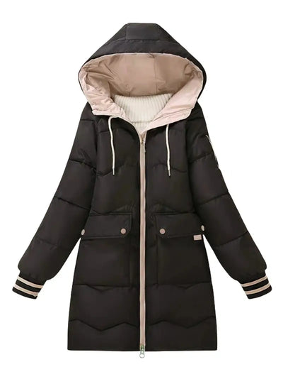 Women's casual mid-length coat for daily wear