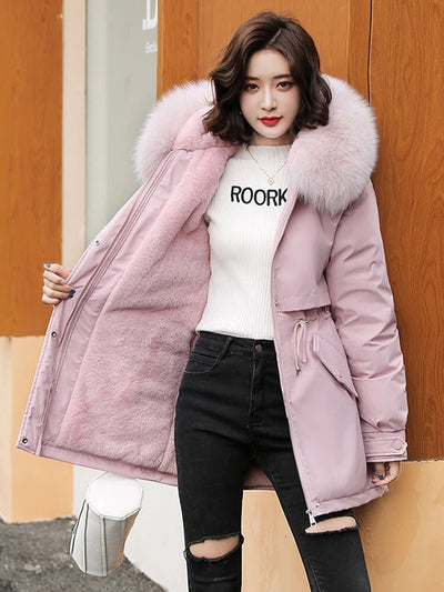 Women's Hooded Jacket | Thermal Coat | Waterproof Outdoor Parka