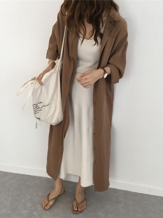 Abigail - Effortlessly Chic Draped Long Coat