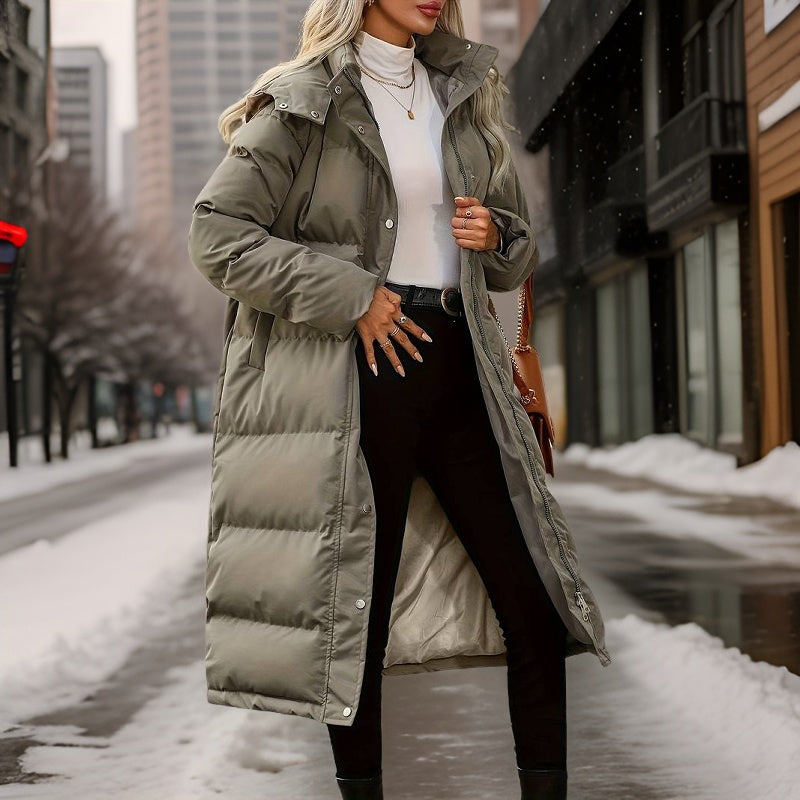 Long winter coat for women with elegant and modern design