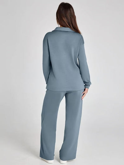 Women's 2-Piece Long Sleeve Casual Set – Relaxed and Comfortable Style