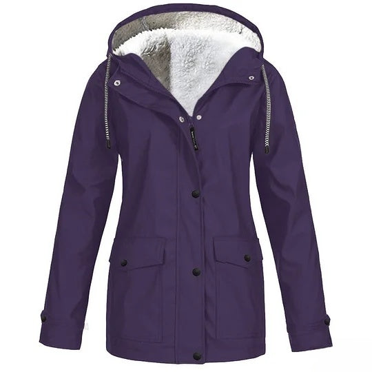 Outdoor Adventure Hooded Jacket, Winter Mountaineering Coat