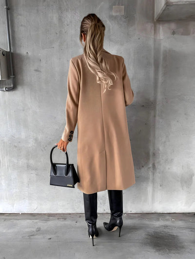 Women's Elegant Casual Coat – Perfect for Fall and Winter