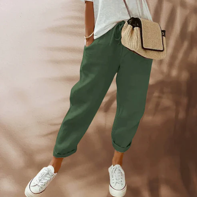 Hattie - Fashionable linen trousers
