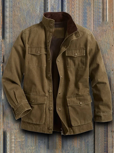 Stylish Men's Hooded Coat - Ideal for All Seasons and Outdoor Activities