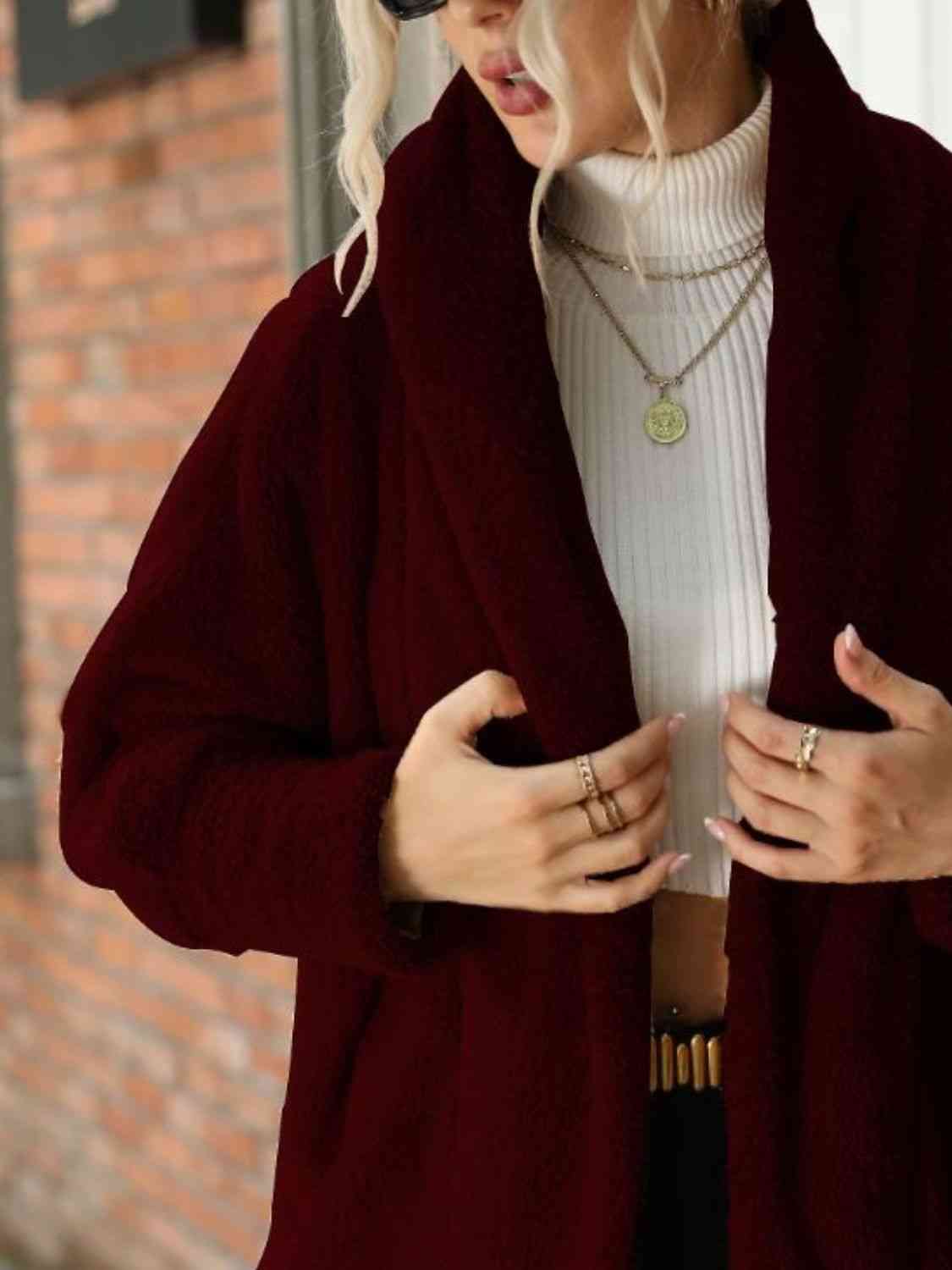 Warm teddy bear-effect coat for everyday outings