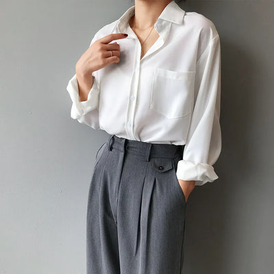 Reverie Lotus Satin Blouse