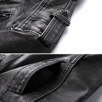 Modern casual men's jacket with a high collar, ideal for mid-season
