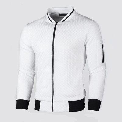Men's casual jacket with a minimalist and warm design