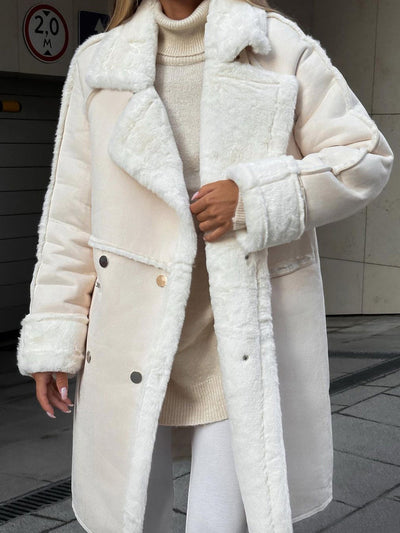 Elegant long coat for women