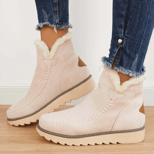 Warm winter footwear ideal for modern women