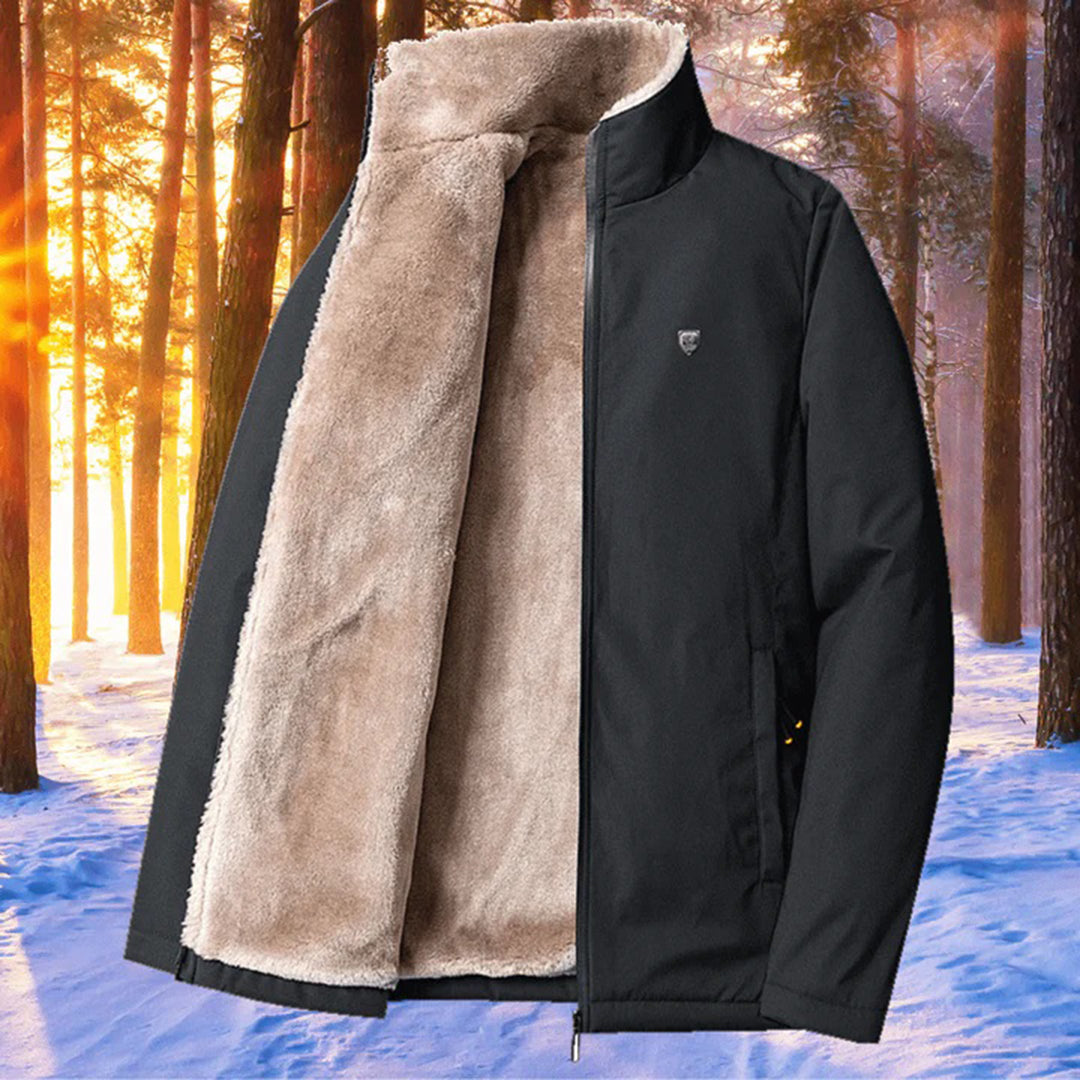 Men's casual winter jacket, modern design