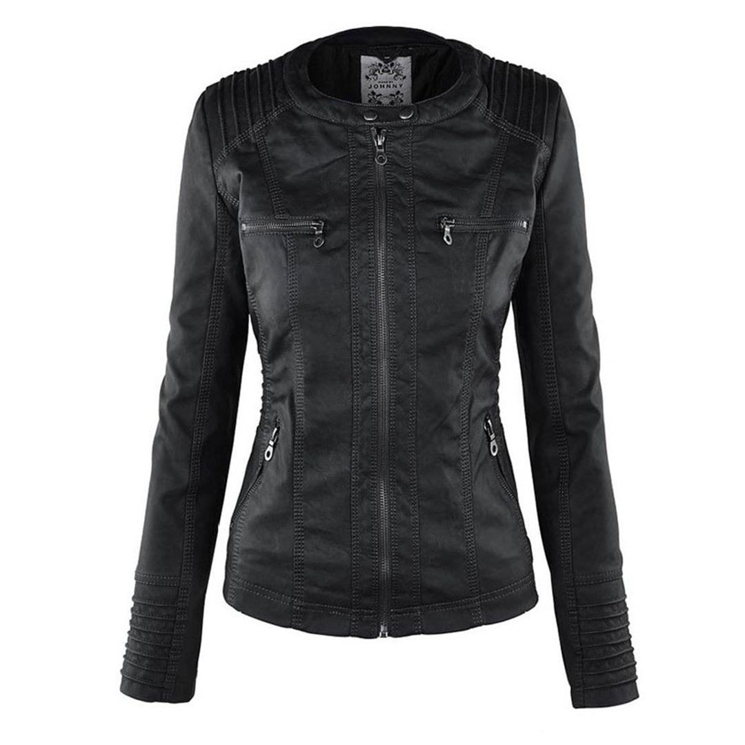 Women's elegant casual jacket with hood