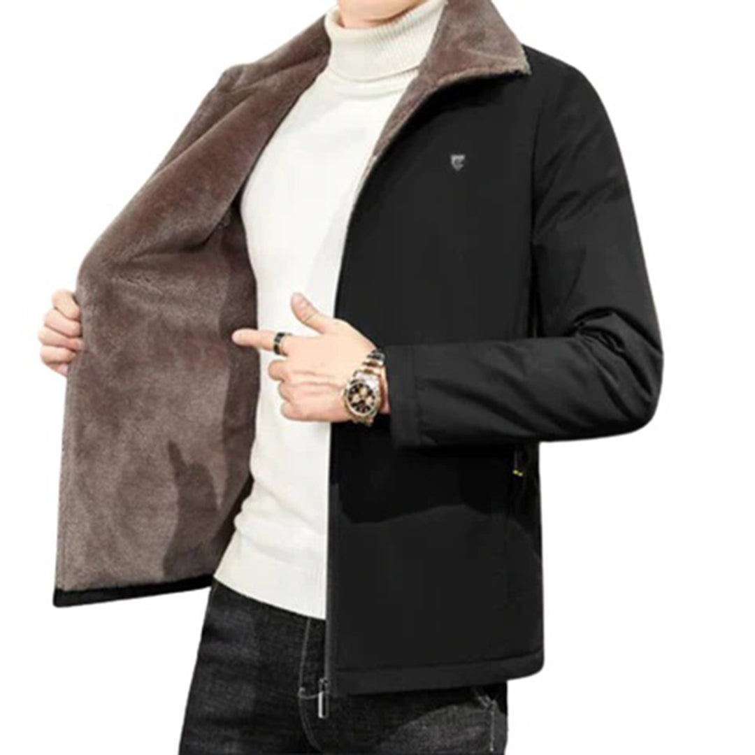 Men's casual winter jacket, modern design