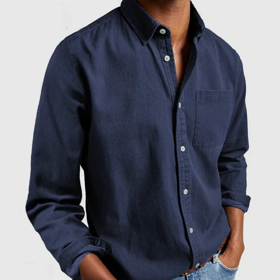 Classic men's shirt with modern design