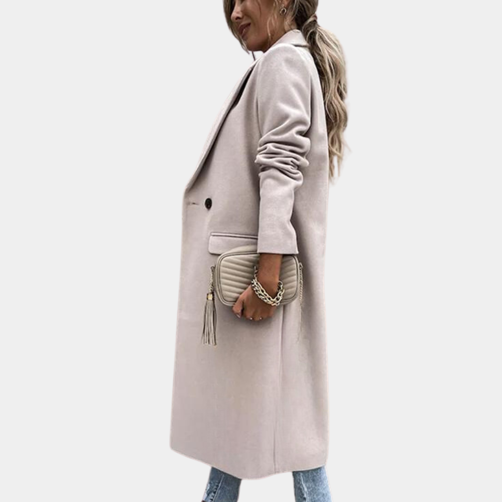 Clara - A classic knee-length coat for an elegant look