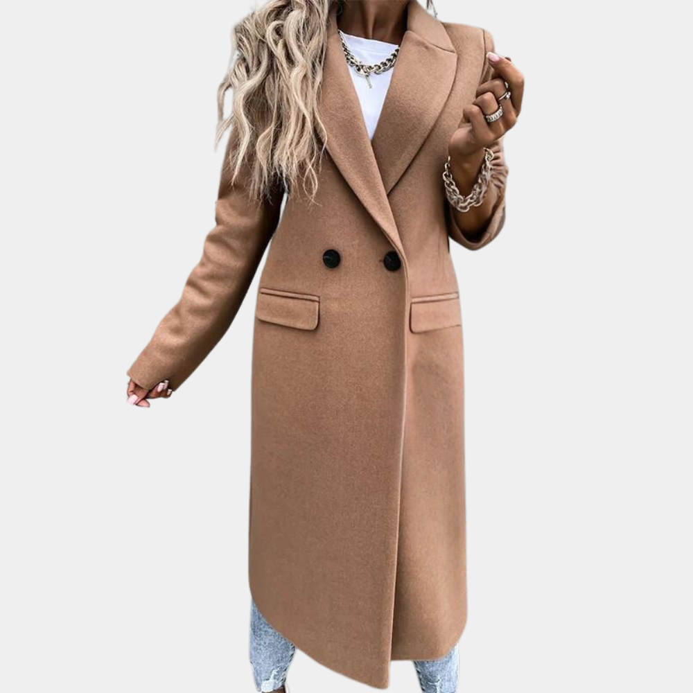 Clara - A classic knee-length coat for an elegant look