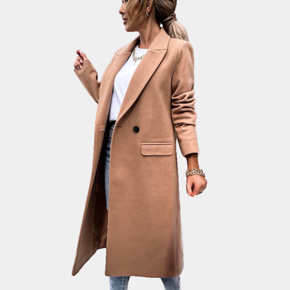 Clara - A classic knee-length coat for an elegant look
