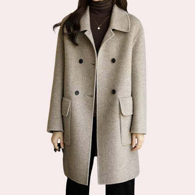 Women's Casual Coat with Modern Design
