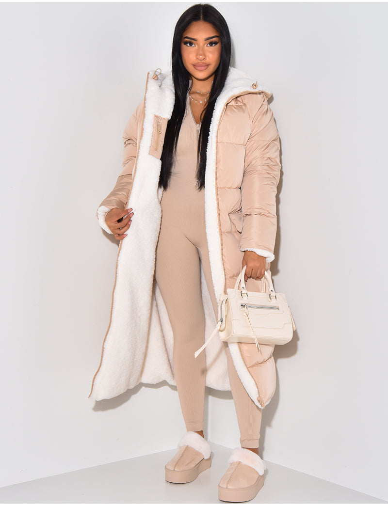 Reversible Winter Coat for Women with Sophisticated Style