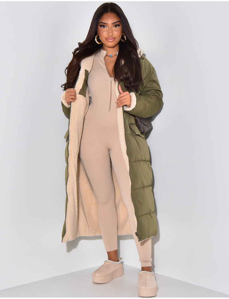 Reversible Winter Coat for Women with Sophisticated Style